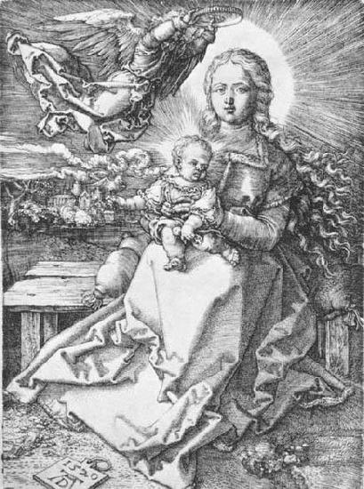  Madonna Crowned by an Angel